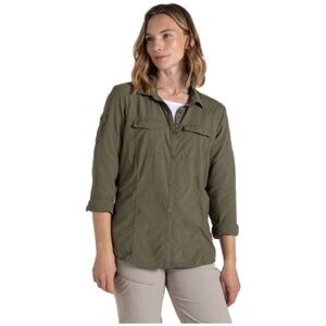 Craghoppers NosiLife Adventure Long Sleeve Shirt III Large Moss Insect Shield